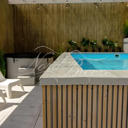 Nord Breeze Z Podgrzewanym Basenem I Jacuzzi Semesterbostad *