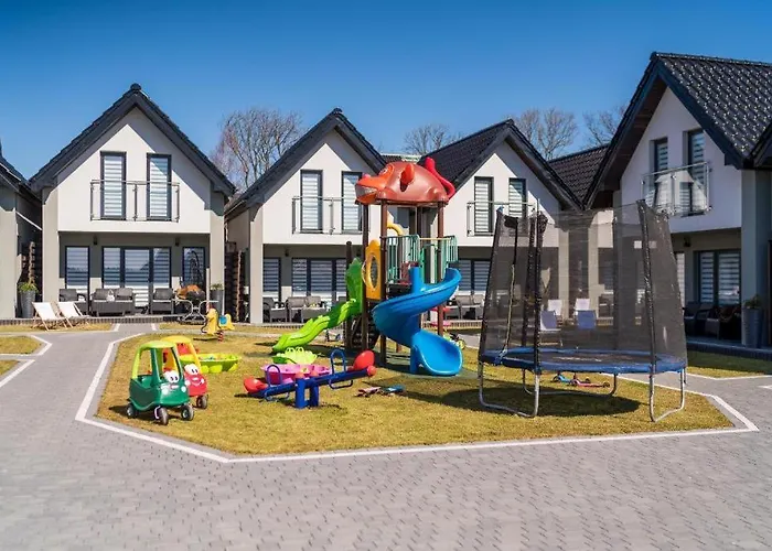 Сasa de vacaciones Domki Nord Breeze Z Podgrzewanym Basenem, Jacuzzi Oraz Sauna